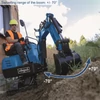 Kép 7/12 - Scheppach EXC 815 mini forgó kotrógép