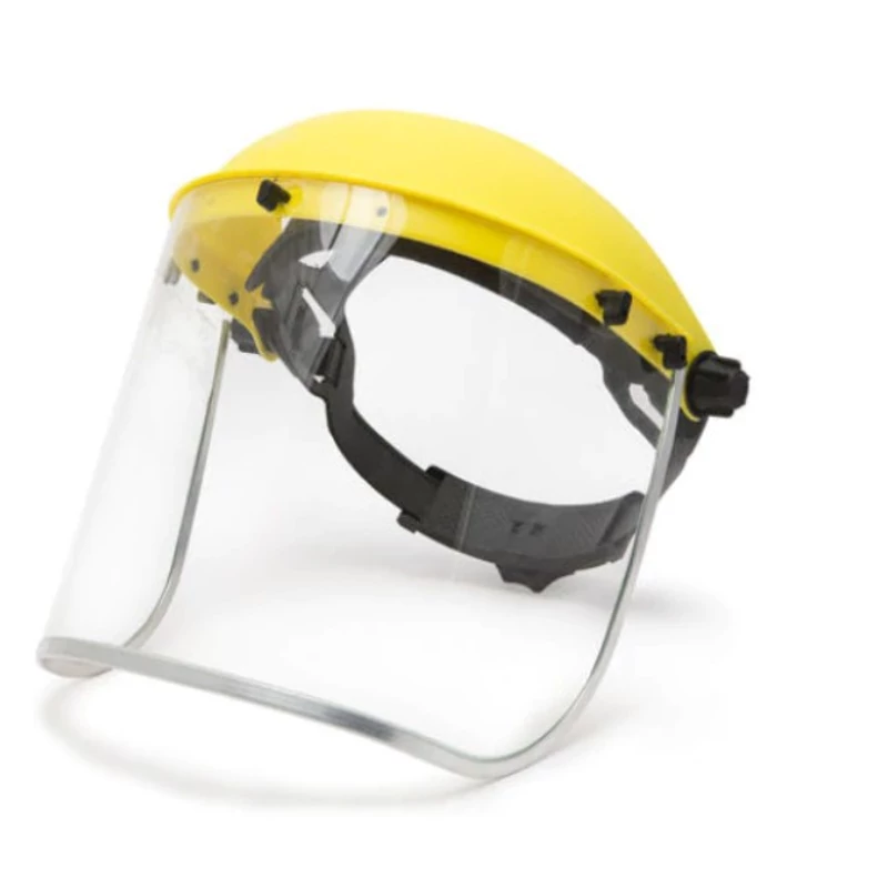 Arcvédő plexi homlokvédővel