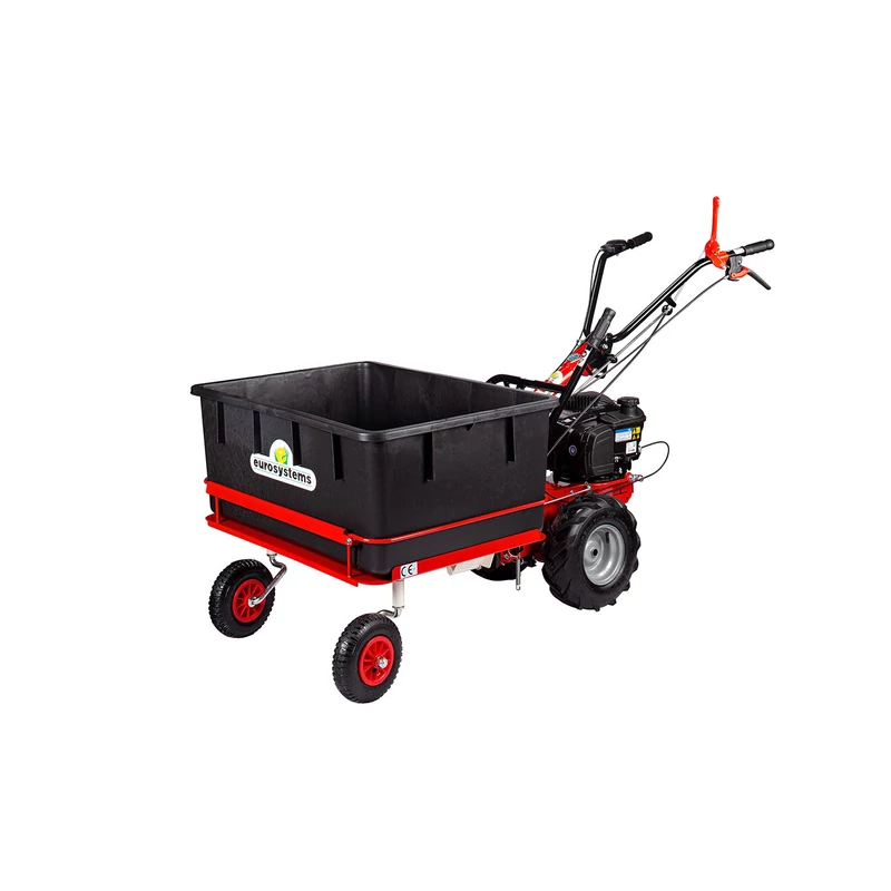 EUROSYSTEMS LDPE szállítóputtony fémlemezes platformmal  (160 liter - 100 kg) ( munkaeszköz P55 / MINIEFFE modellhez - alapgép nélkül  )