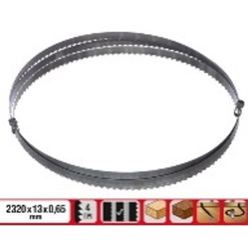Szalagfűrészlap 2320x13x0,65 TPI4 (TC-SB 305 U-hoz) szalagfűrész tartozék