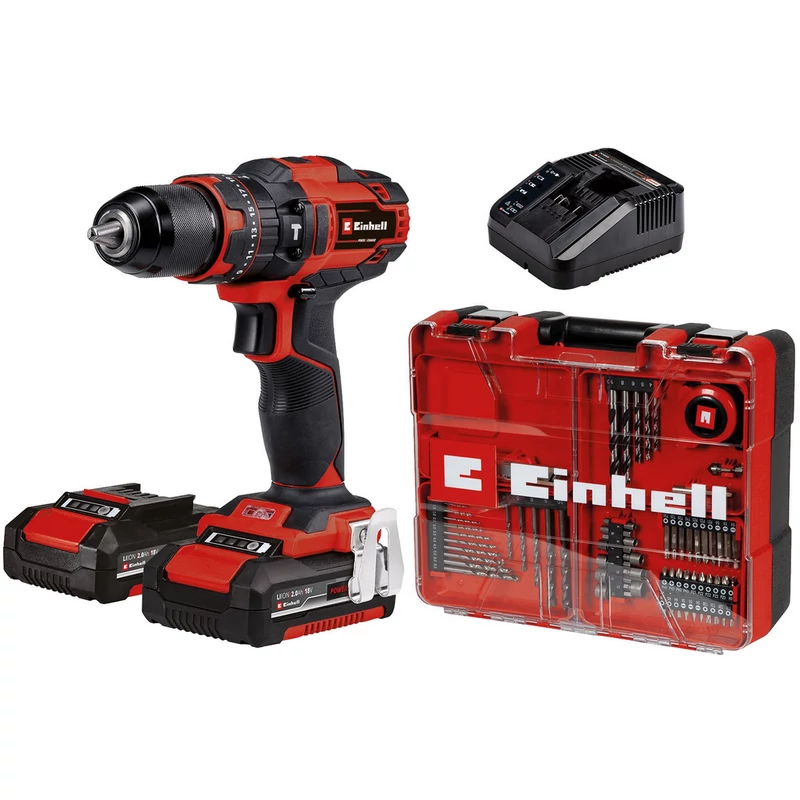 Einhell TE-CD 18/40 Li-i +64 (2x2,0 Ah) akkus fúró-csavarozó szett