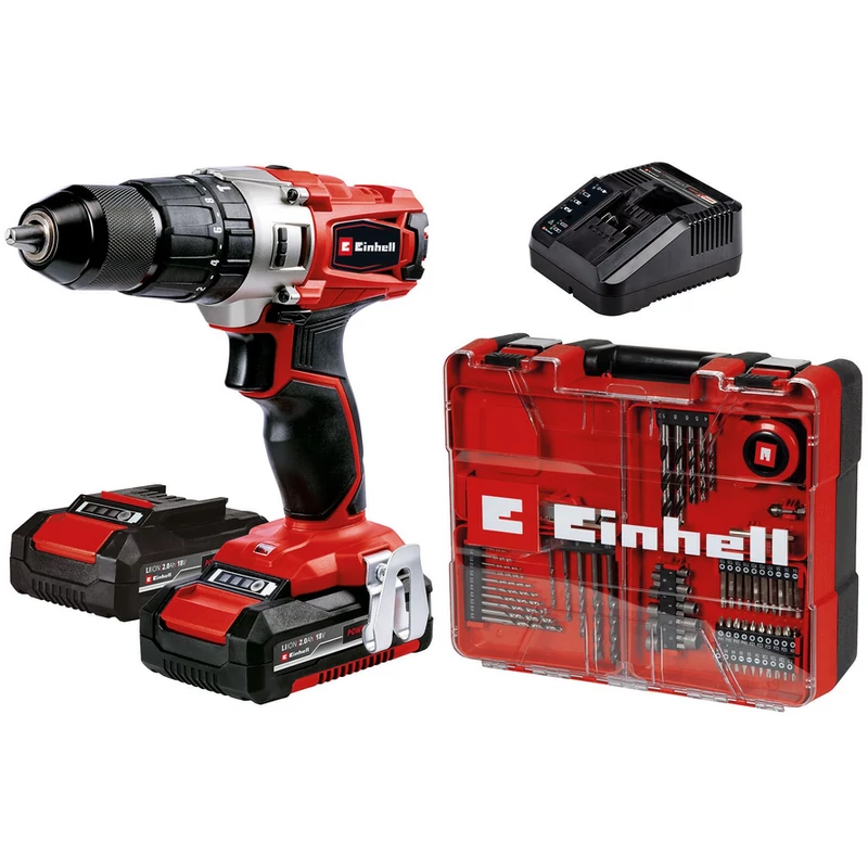 Einhell TE-CD 18/2 Li-i +64 (2x2,0 Ah) akkus ütvefúró-csavarozó szett