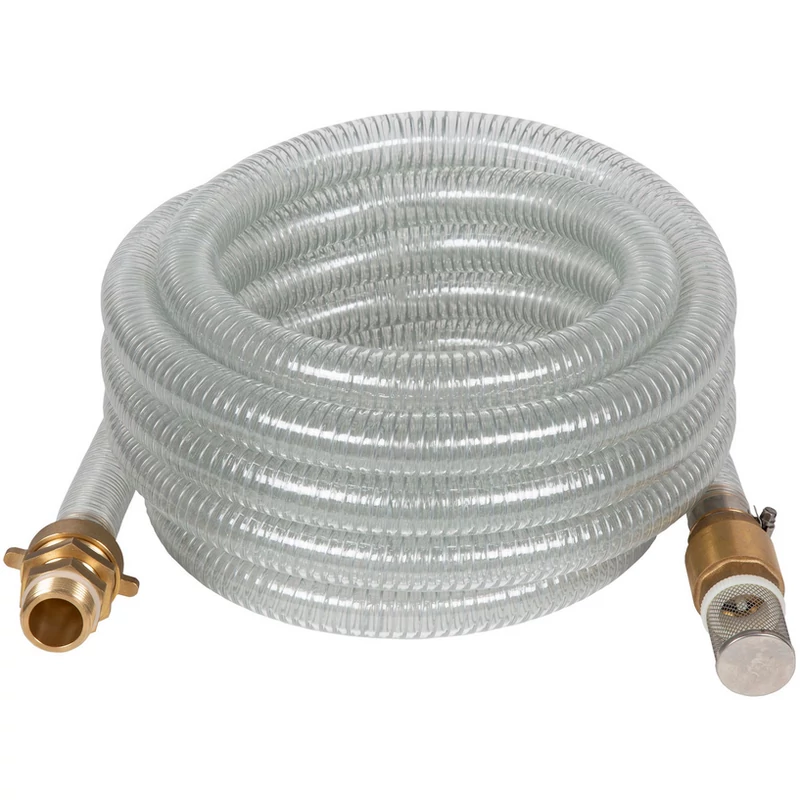 Tömlő 7 m, sárgaréz csatlakozóval  víztechnikai tartozék