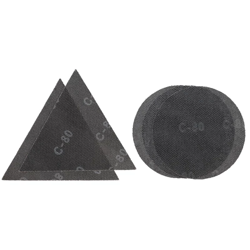 225mm csiszolórács, 5 részes (2*P80,1*120P és 2 DB P80 háromszög) KWB by Einhell tartozék