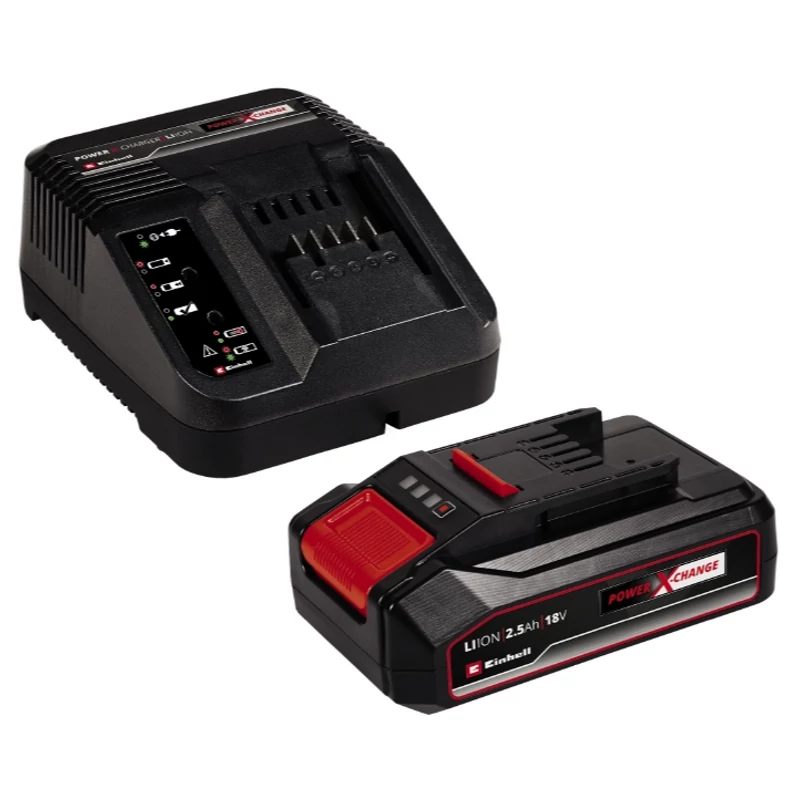 Einhell 2,5 Ah 18V Power X-Change Starter-Kit  akku+töltő Az ár SOLO termék vásárlása esetén érvényes 1db SOLO termékhez 1 db Starter-Kit vásárolható