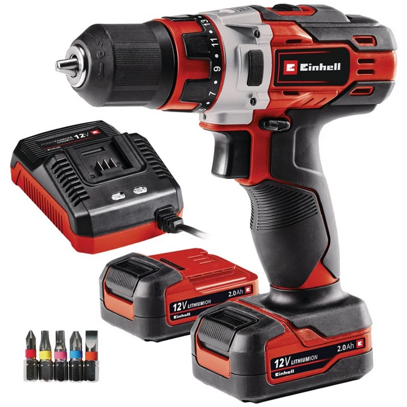 Einhell TE-CD 12/1 Li (2*2,0Ah)  akkus csavarozó