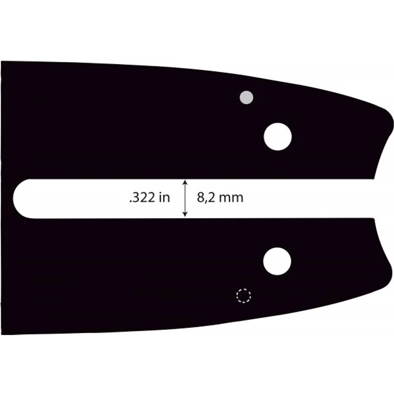 LÁNCVEZETŐ 12" 3/8LP 1,3mm 44ogn. EVEREST