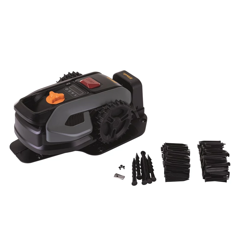 Riwall PRO RRM 500 APP - akkumulátoros robotfűnyíró 500 m2, Wi-Fi és Bluetooth vezérlési lehetőséggel