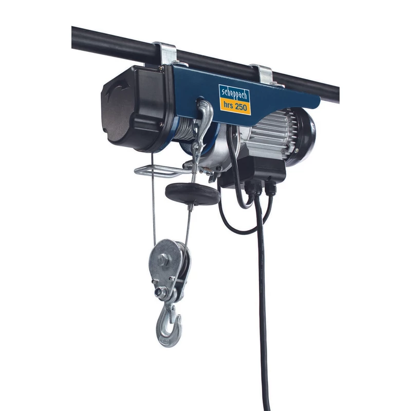 Scheppach HRS 250 elektromos drótköteles csörlő-emelő