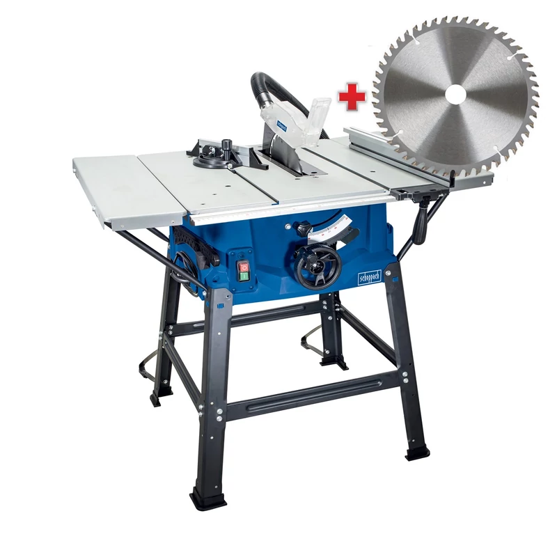 Scheppach HS 100 S Special edition asztali körfűrész + ajándék 2. fűrészlap 48 f.