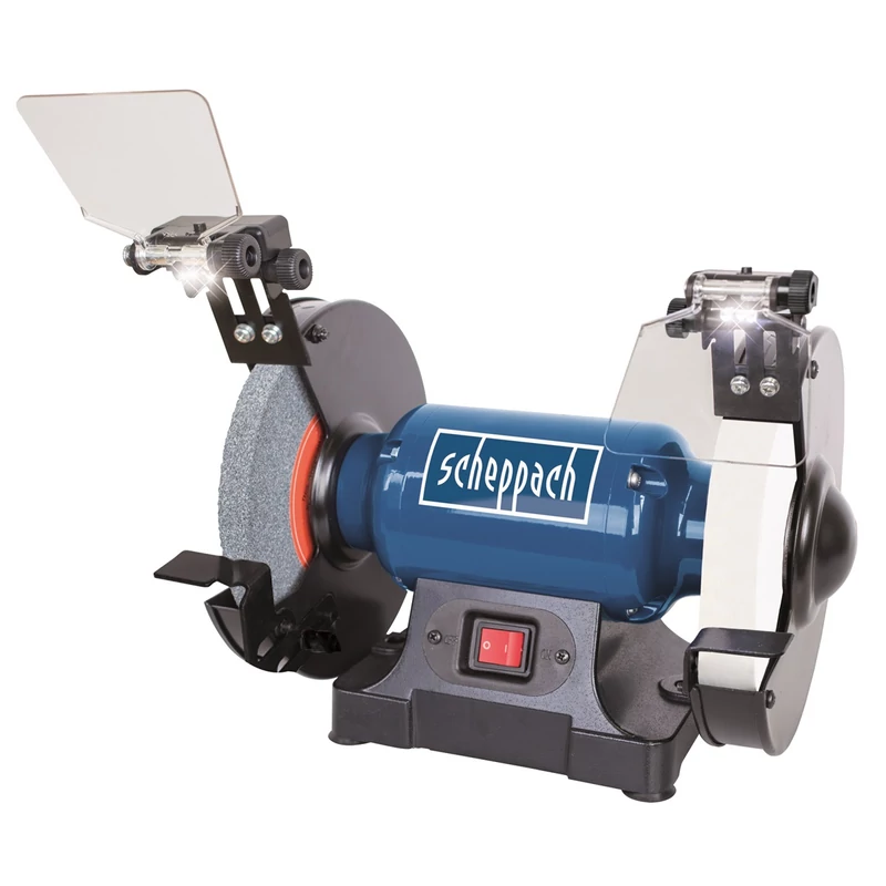 Scheppach SM 200 AL kettős köszörű fehér kővel