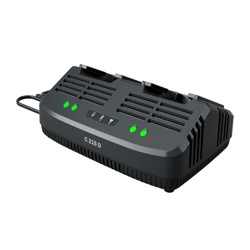 STIGA  standard dupla akkumulátortöltő C 215 D (20V)