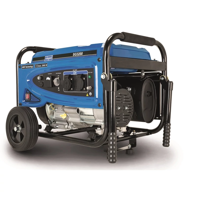 Scheppach SG 3200 vázszerkezetes áramfejlesztő, 2800 W, AVR szabályozással