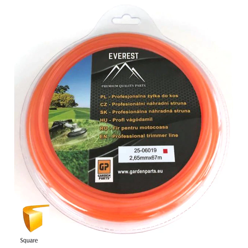 DAMIL NÉGYSZÖG 2,65mm 67M EVEREST