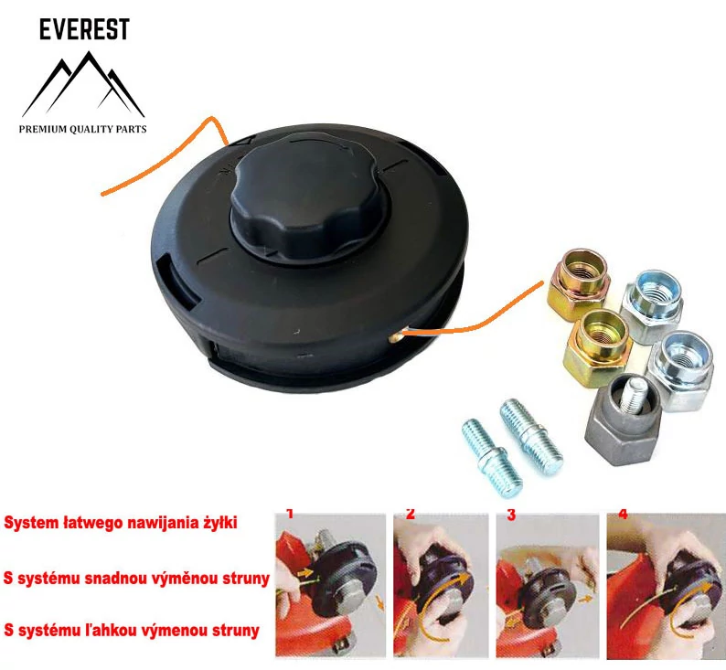 DAMILFEJ FÉLAUTOMATA 130mm  6 féle adapterrel