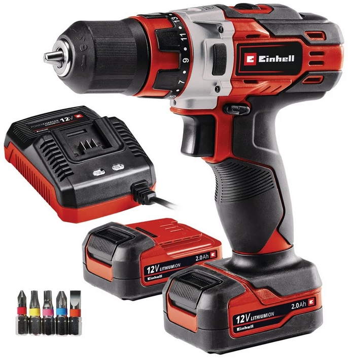 Einhell TE-CD 12/1 Li (2*2,0Ah)  akkus csavarozó