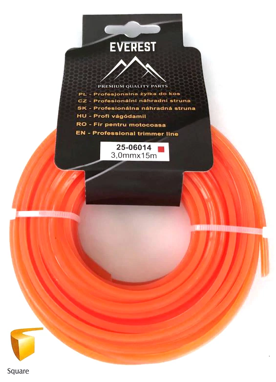 DAMIL NÉGYSZÖG 3,0mm 15M EVEREST