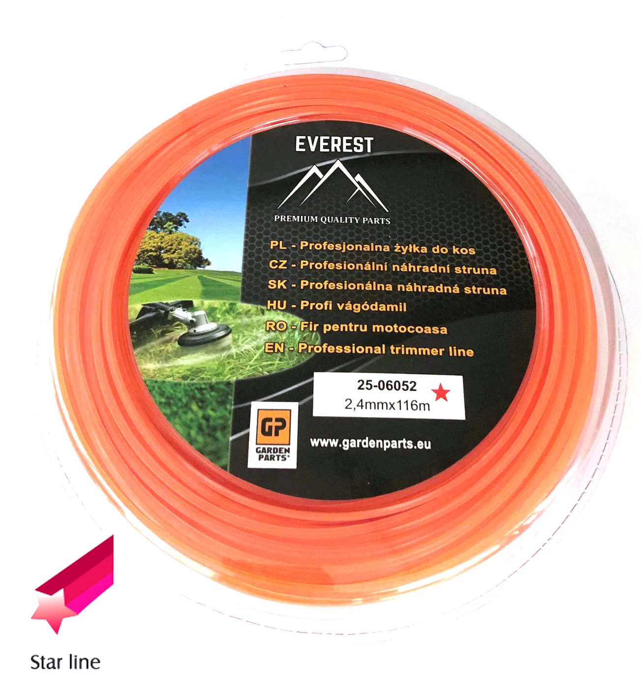 DAMIL CSILLAG 2,4mm 116M EVEREST